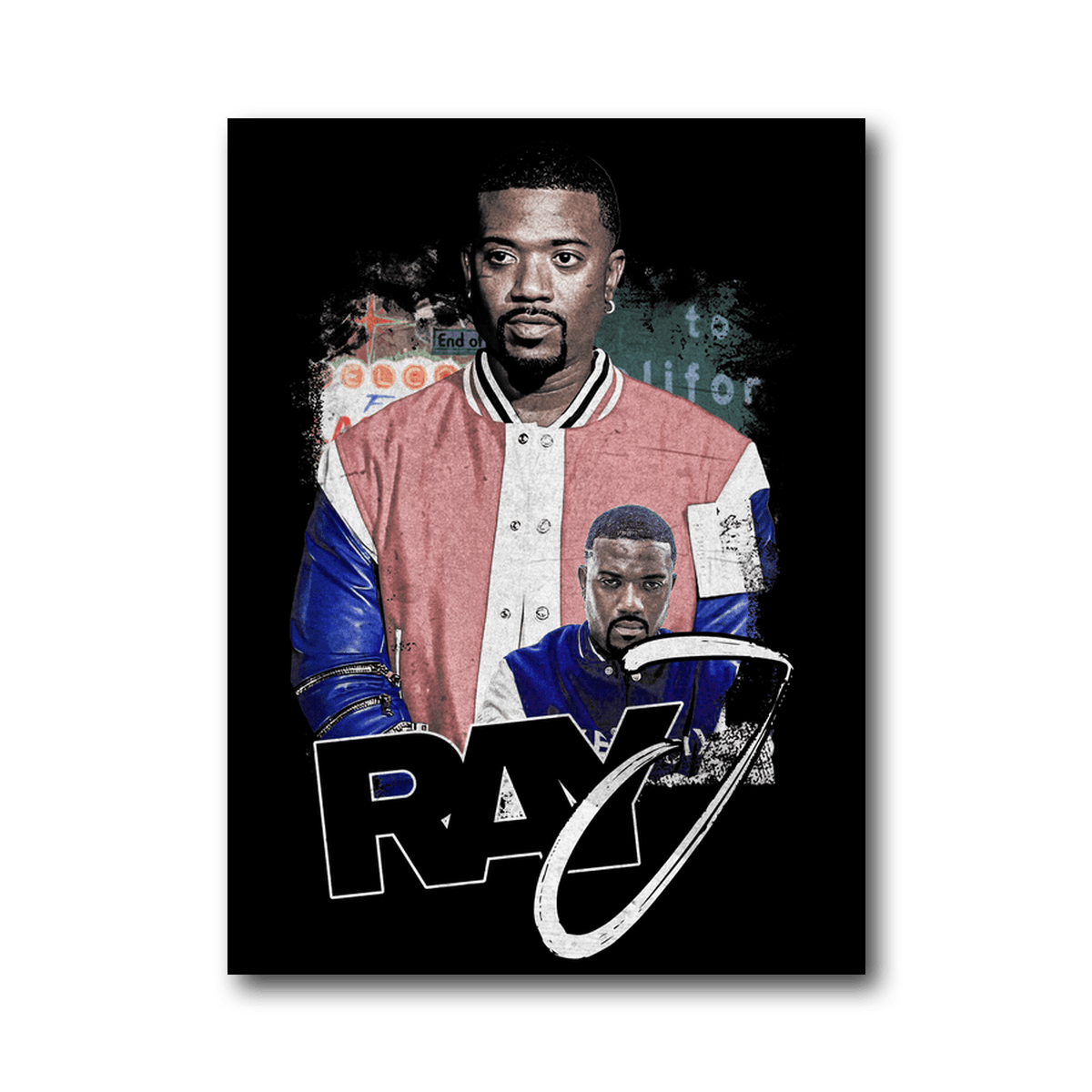 Ray J Matte Poster - 18"x24"